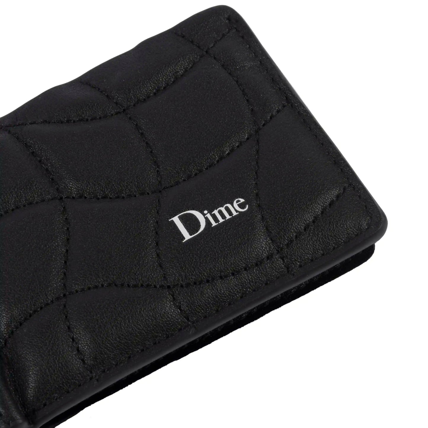 Dime Quilted Bifold Wallet, black - Tiki Room Skateboards - 2