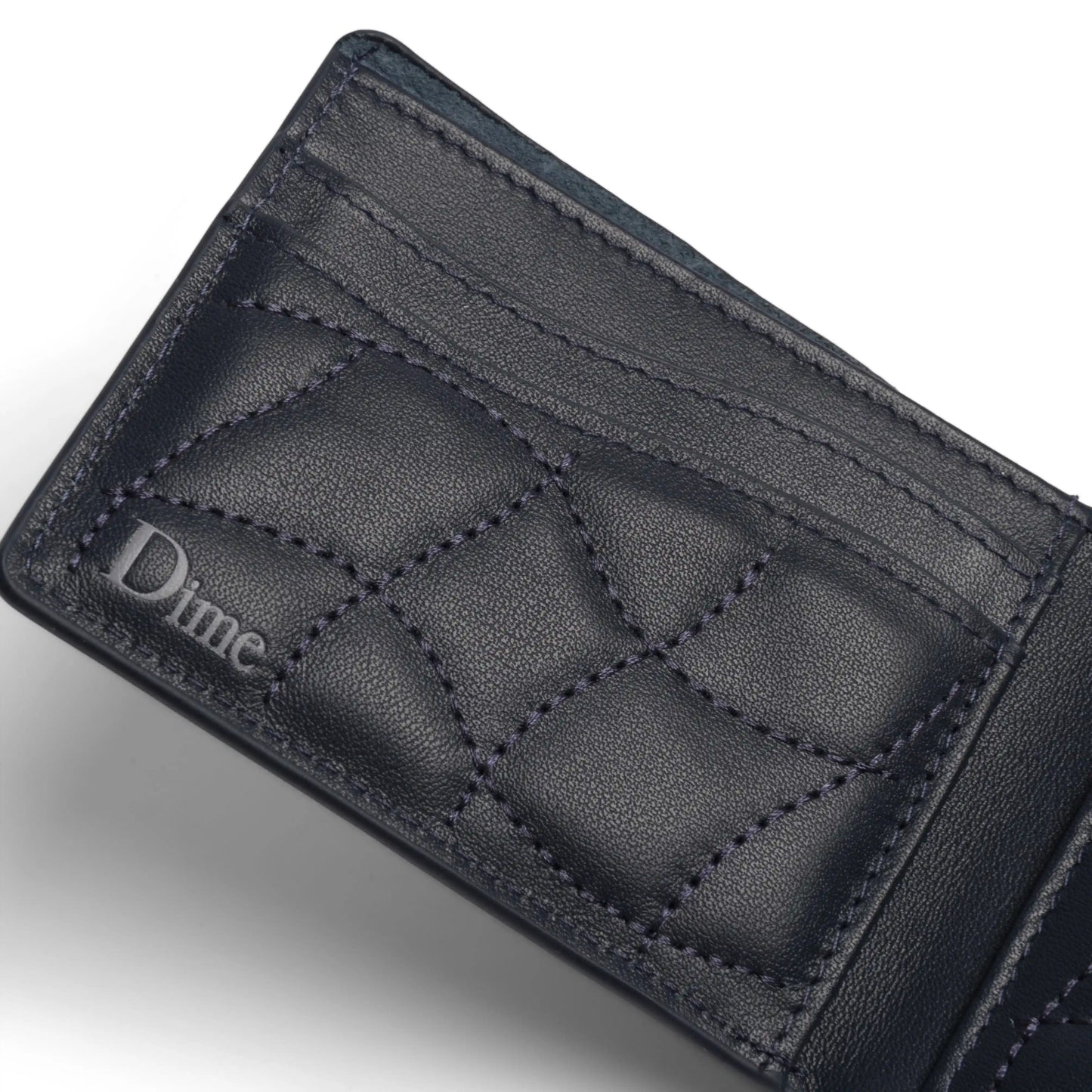 Dime Quilted Bifold Wallet, dark blue - Tiki Room Skateboards - 2