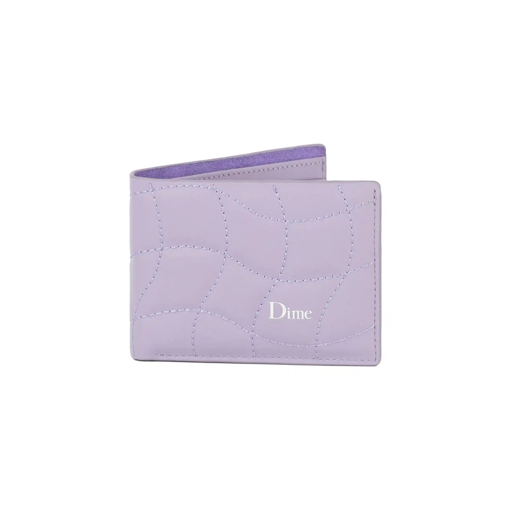 Dime Quilted Bifold Wallet, lavender