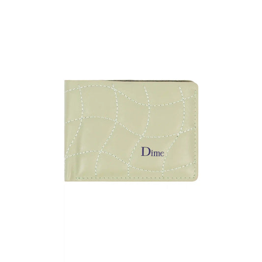 Dime Quilted Bifold Wallet, sage - Tiki Room Skateboards - 1