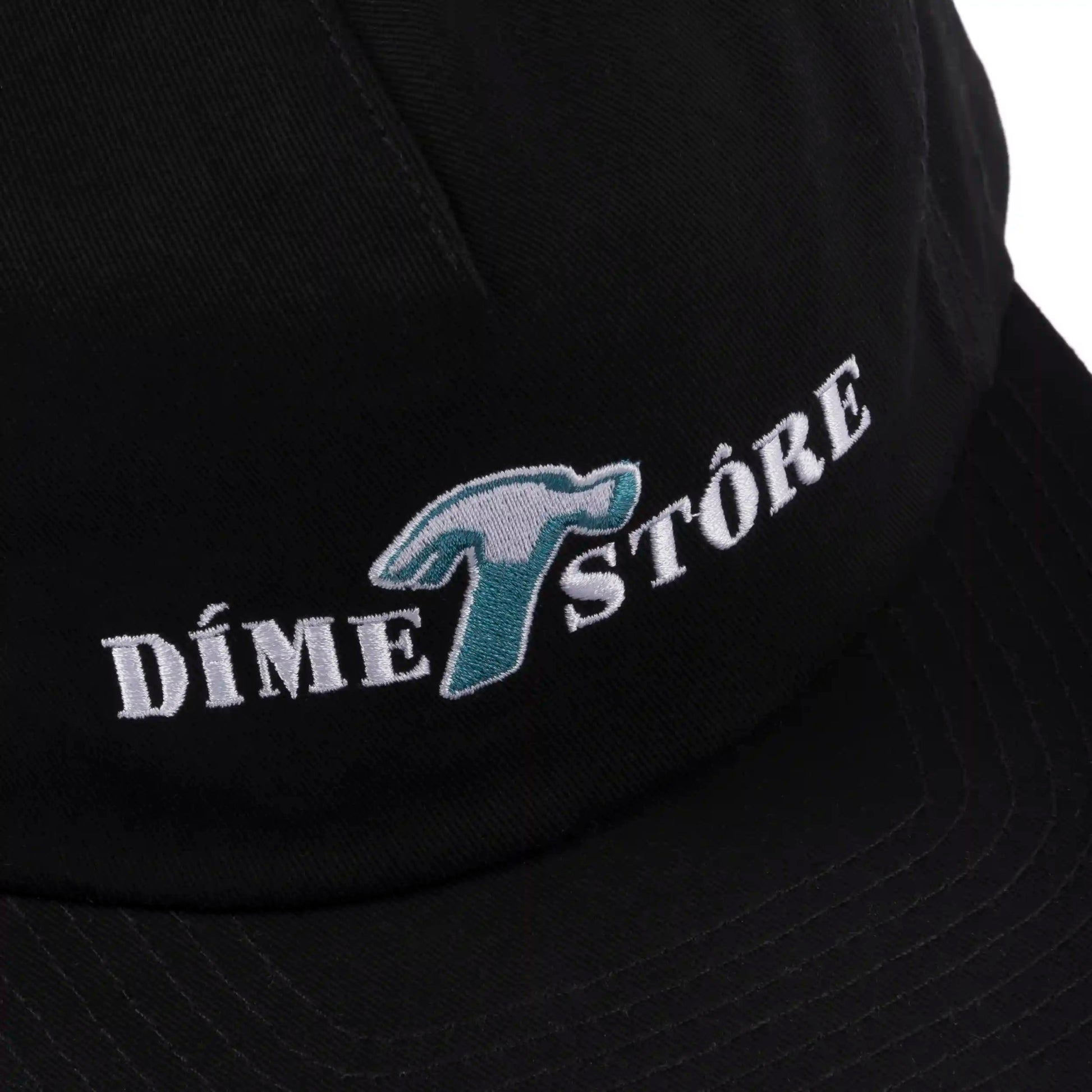 Dime Store Full Fit Cap, black - Tiki Room Skateboards - 2