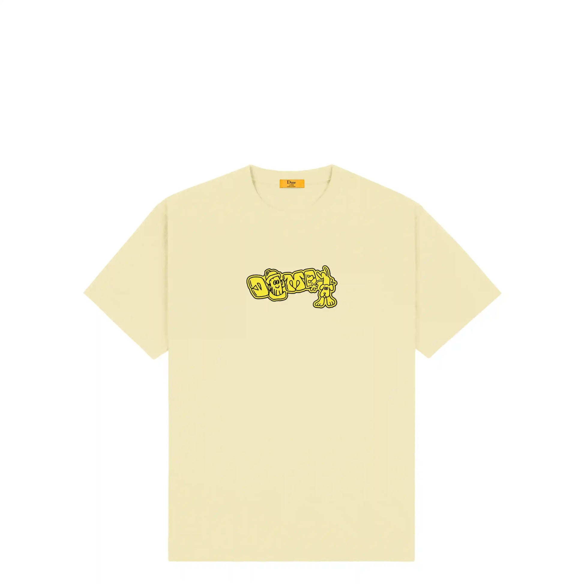 Dime Walk T-Shirt, sour lime - Tiki Room Skateboards - 1