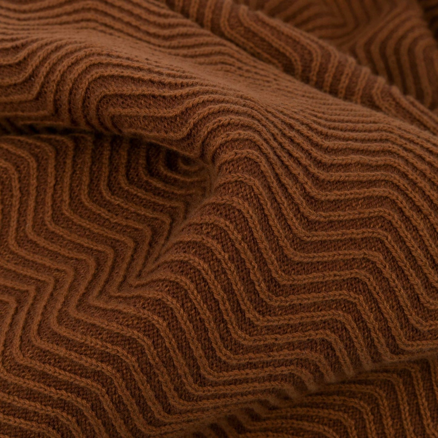 Dime Wave Cable Knit Sweater, raw sienna - Tiki Room Skateboards - 4