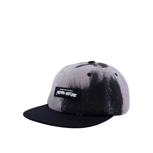 Fucking Awesome Burn Face 6 Panel Strapback, black/grey - Tiki Room Skateboards - 1