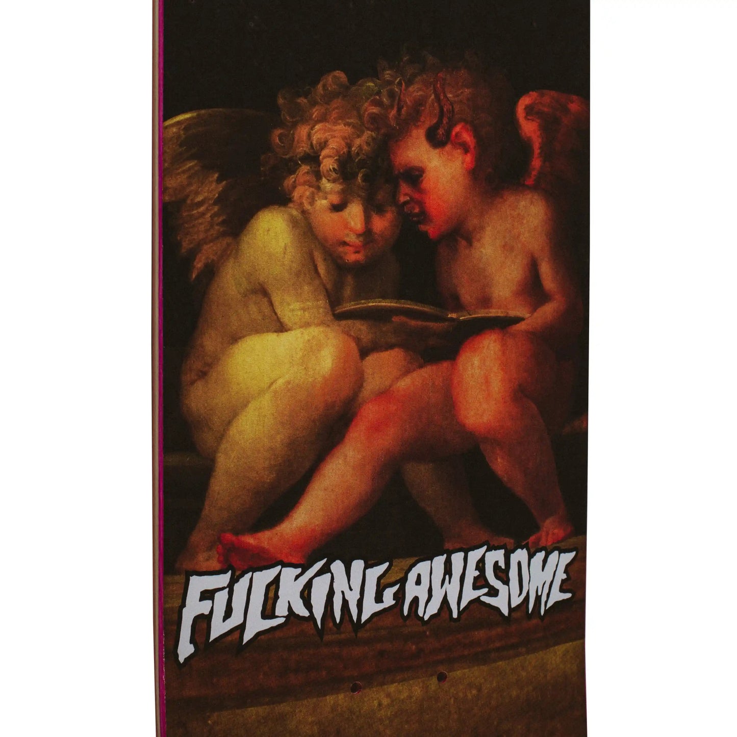 Fucking Awesome Dill - Angel With Demon Angel Deck (8.18”) - Tiki Room Skateboards - 3