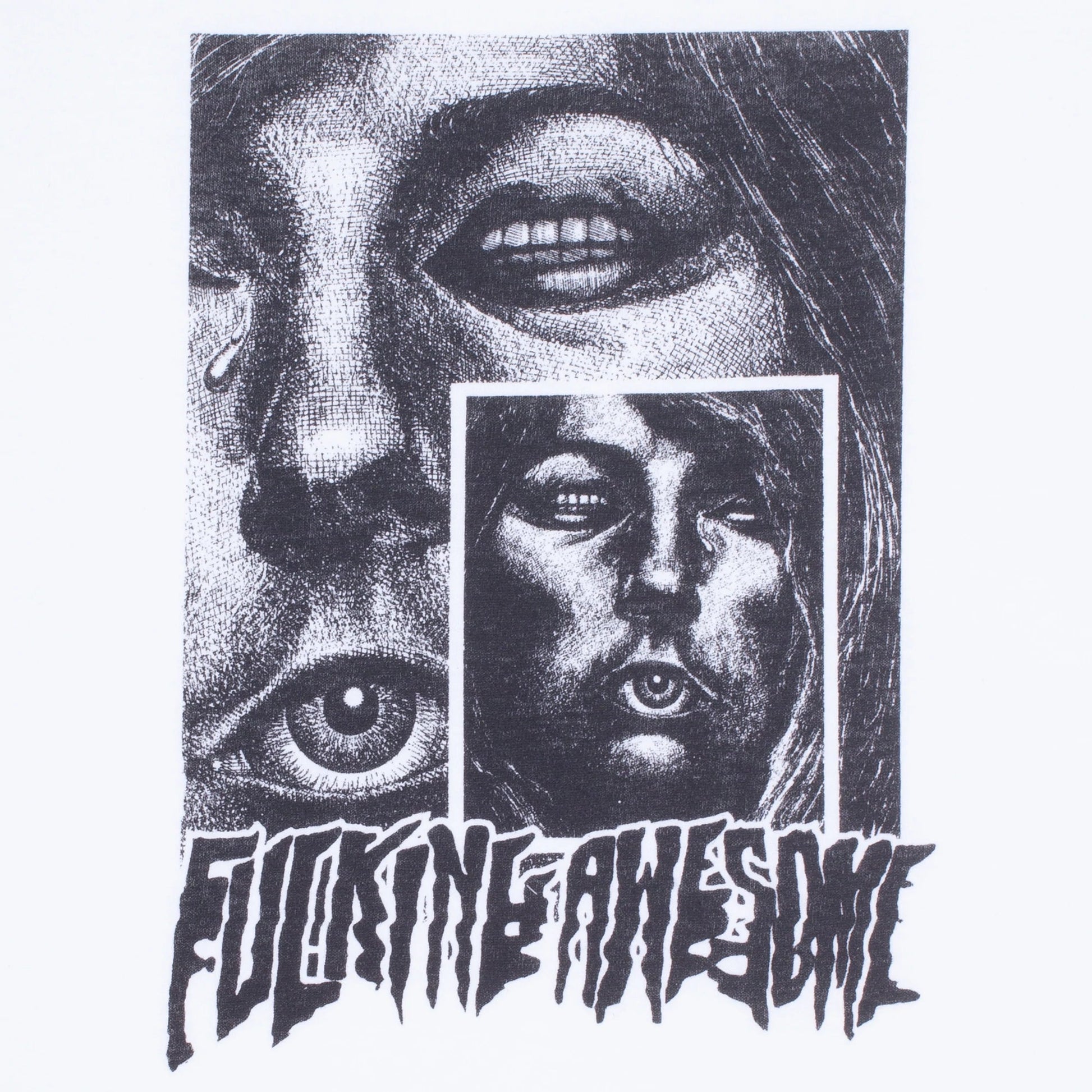 Fucking Awesome Idolize L/S Tee, white - Tiki Room Skateboards Fucking Awesome Idolize L/S Tee, white - Tiki Room Skateboards