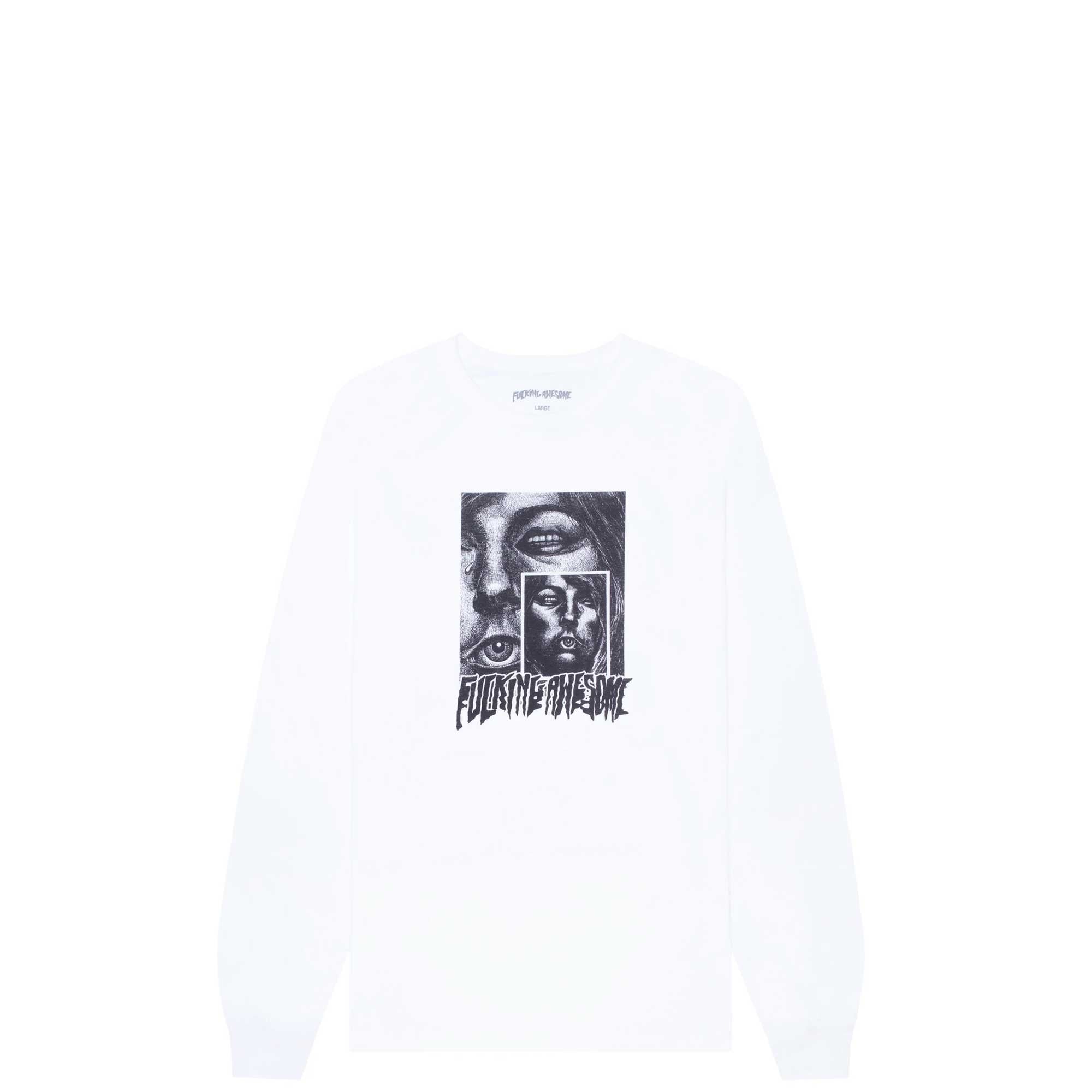 Fucking Awesome Idolize L/S Tee, white