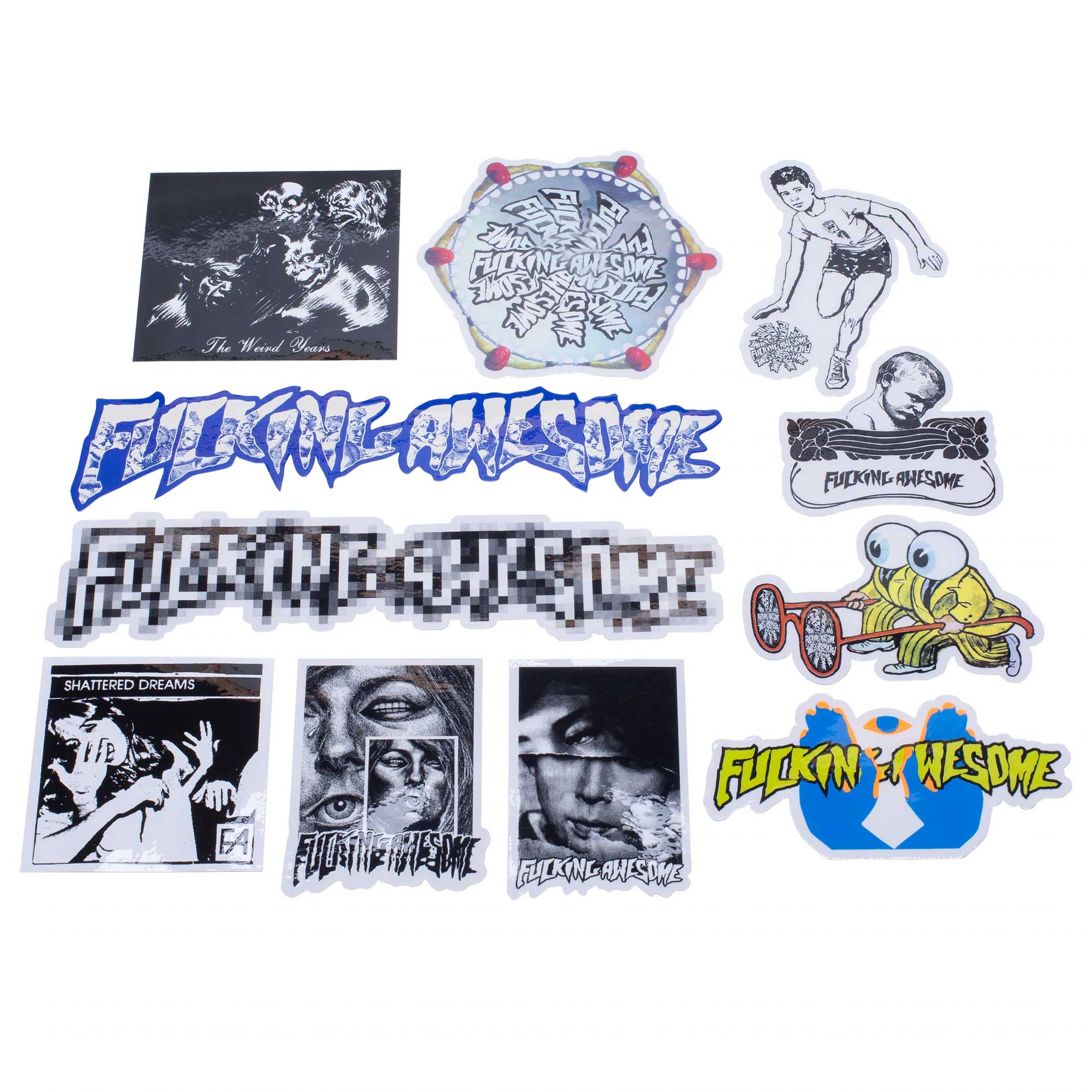 Fucking Awesome Spring 2022 Sticker Pack - Tiki Room Skateboards