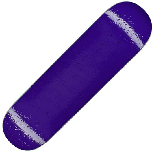 Fucking Awesome Stamp Embossed - Purple Deck (8.0") - Tiki Room Skateboards - 1