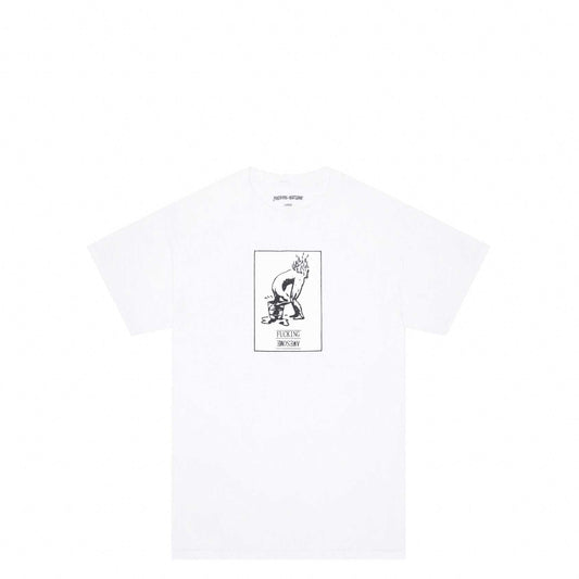 Fucking Awesome Us Tee, white - Tiki Room Skateboards - 1