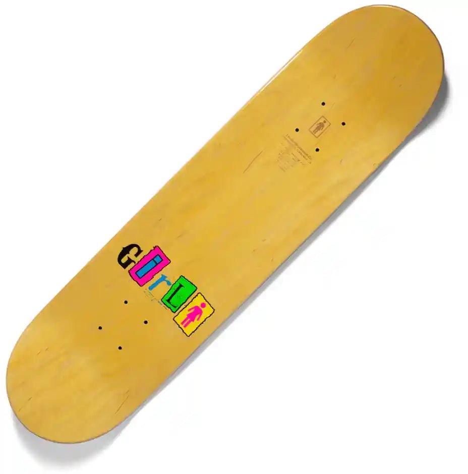 Girl Geering Out To Lunch Deck (8.0”) - Tiki Room Skateboards - 2