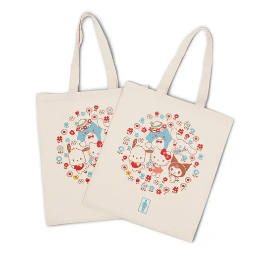 Girl Hello Kitty Tote Bag, natural