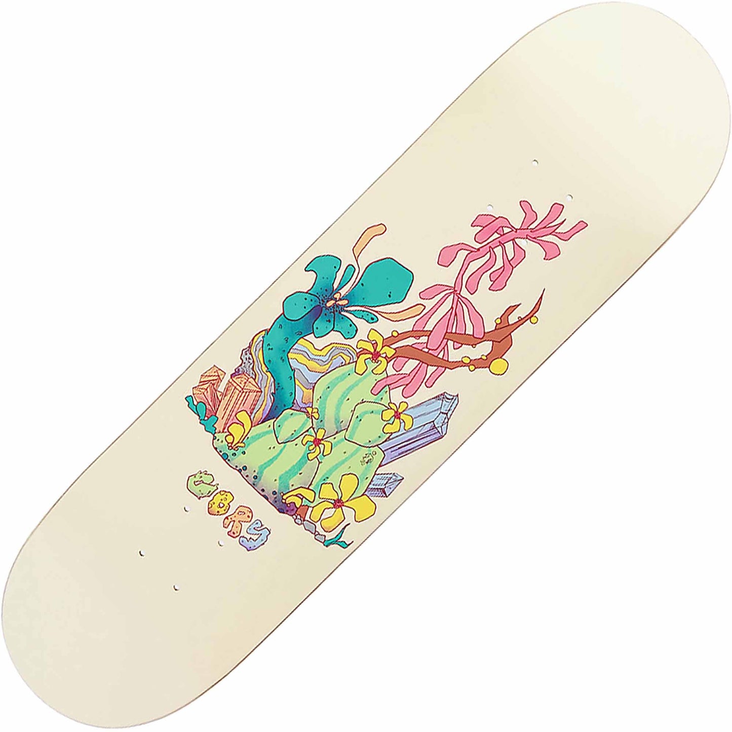 Girl Kennedy Cacti Crystals Deck (8.375”) - Tiki Room Skateboards - 1