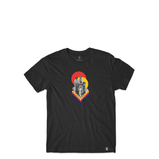 Girl X Colonialism Tee, black - Tiki Room Skateboards - 1