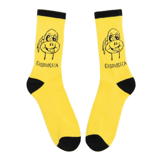 GX1000 Acid Socks Socks, yellow - Tiki Room Skateboards - 1