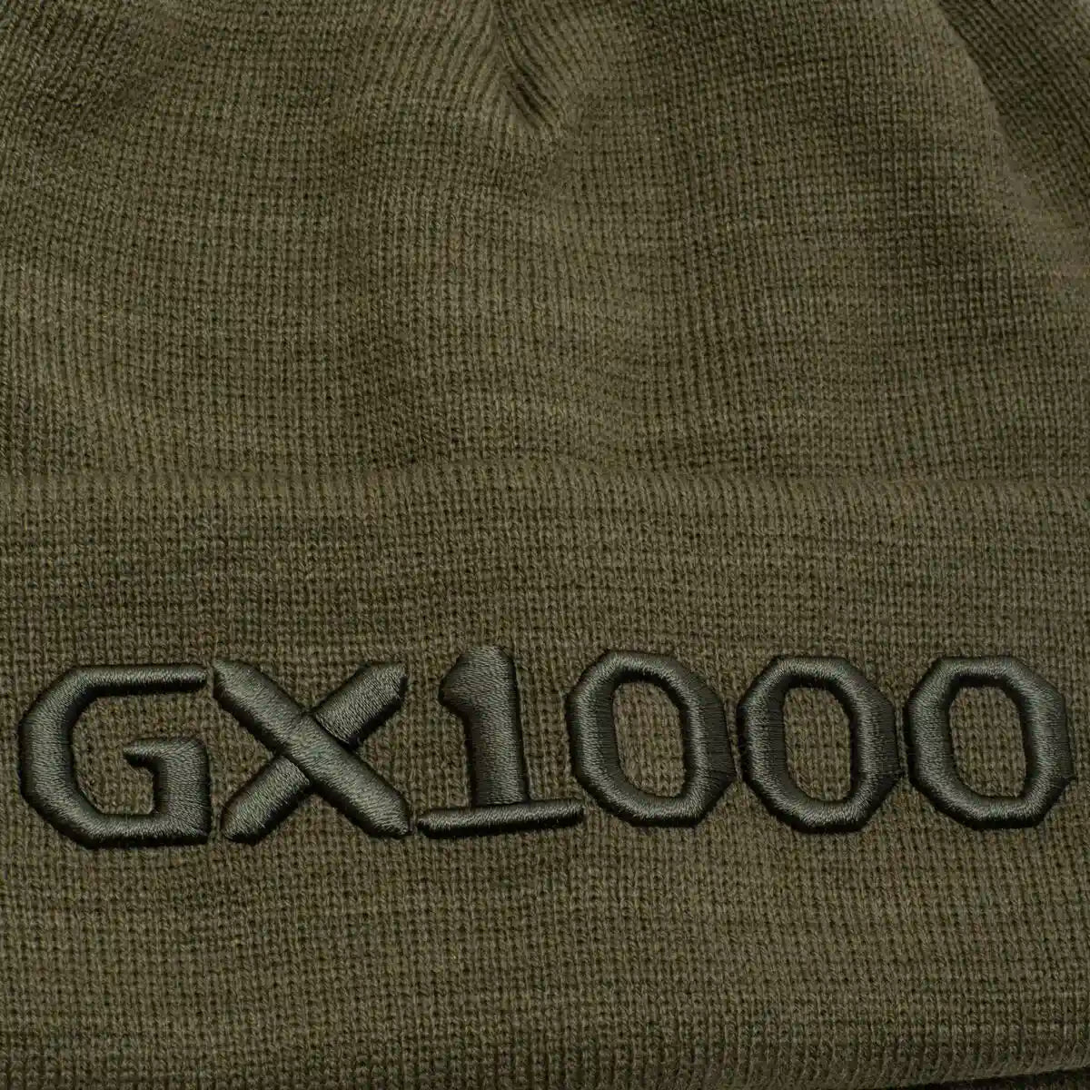 GX1000 OG Logo Beanie, olive - Tiki Room Skateboards - 2