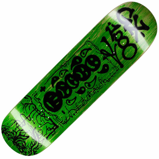 GX1000 Plus And Minus Deck (8.625"), black - Tiki Room Skateboards - 1