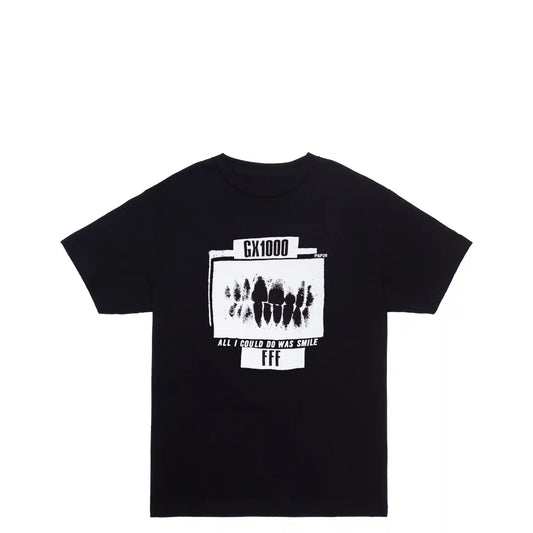 GX1000 Smile Tee, black - Tiki Room Skateboards - 1
