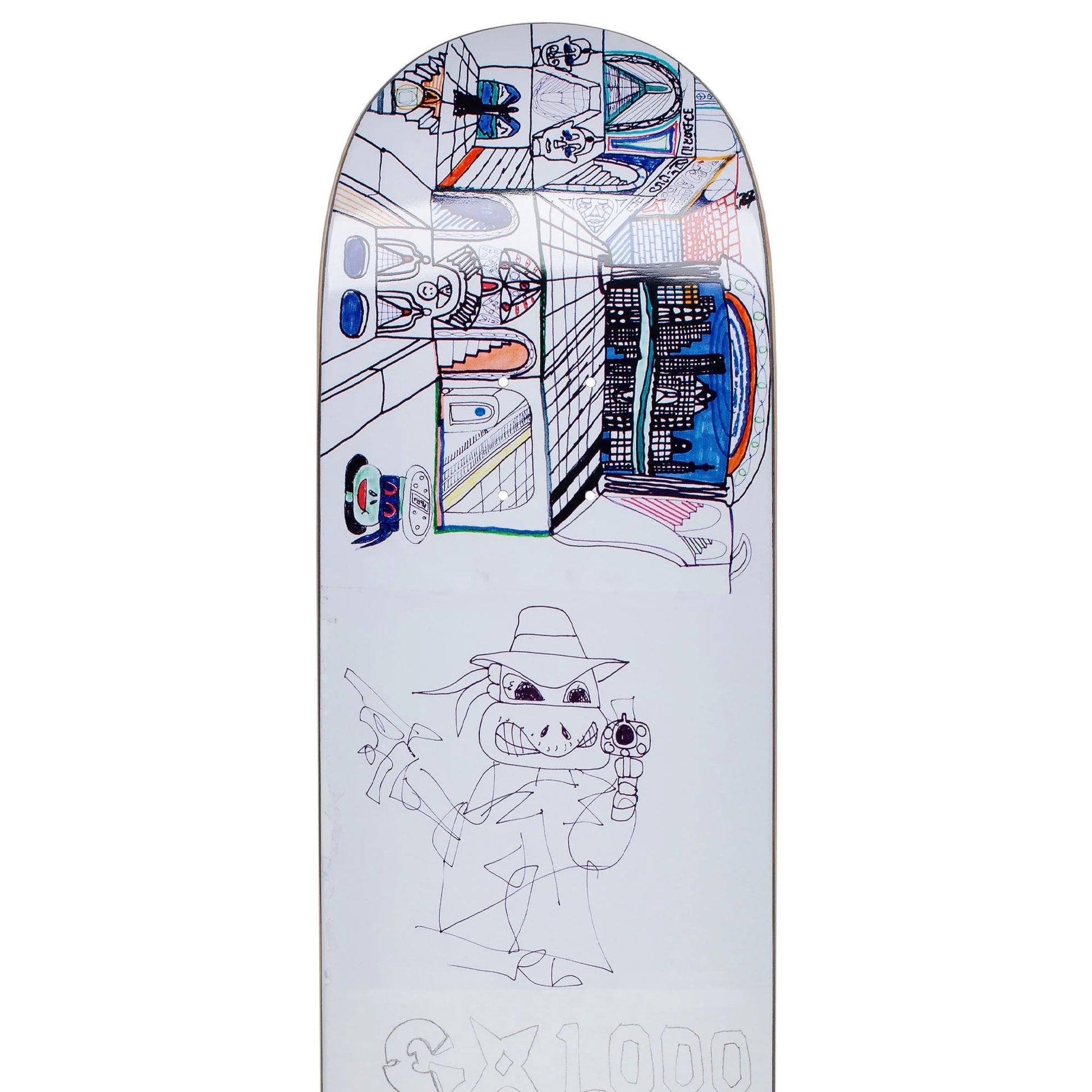 GX1000 Stickup Deck (8.125”) - Tiki Room Skateboards - 2