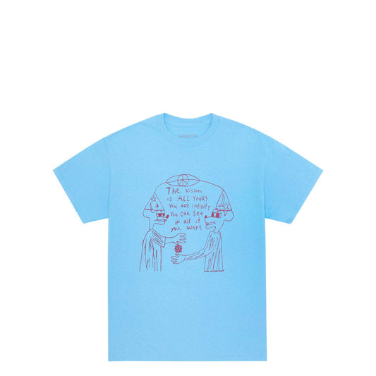 GX1000 The Vision Tee, carolina blue - Tiki Room Skateboards - 1