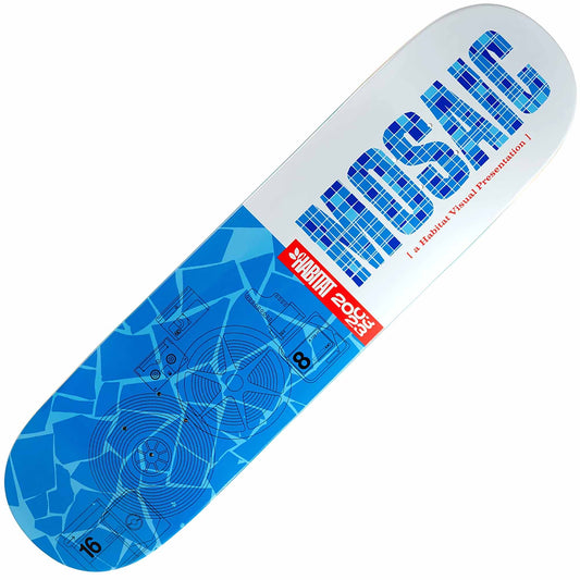 Habitat Mosaic 20 Twin Deck (8.375") - Tiki Room Skateboards - 1