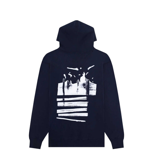 Hockey Evacuate Hoodie, navy - Tiki Room Skateboards - 1