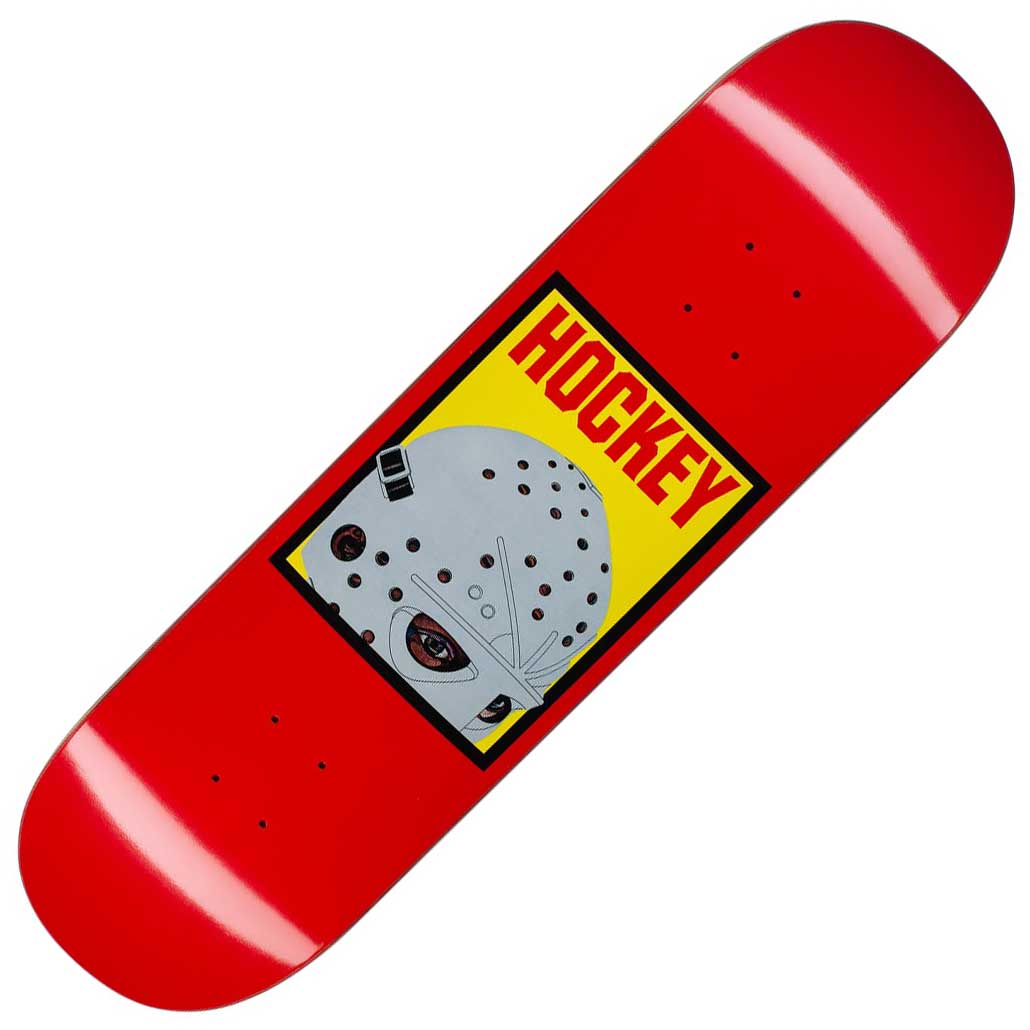 Hockey Half Mask - Red deck (8.38") - Tiki Room Skateboards - 1