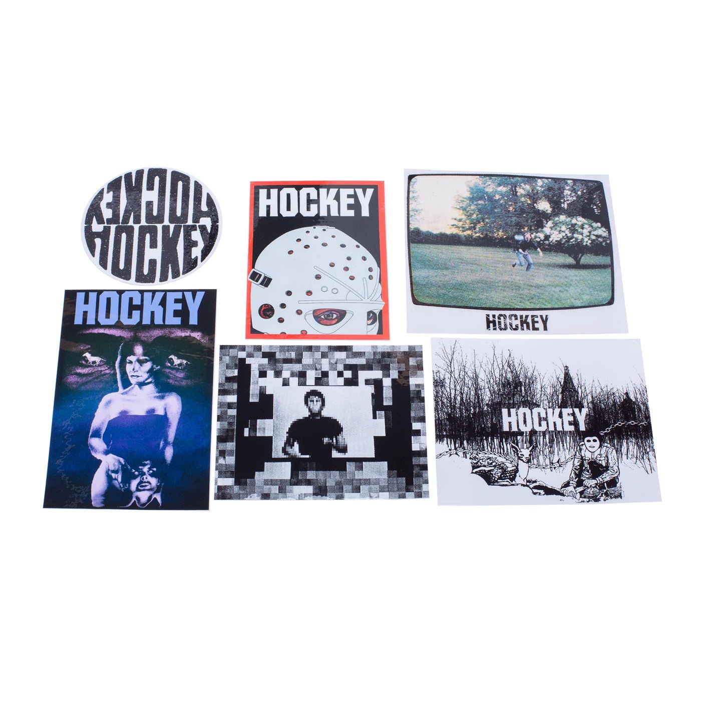 Hockey Sticker Pack 2022 (6 Pack) - Tiki Room Skateboards - 1
