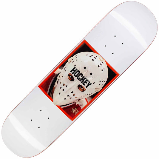 Hockey War On Ice Deck White (8.0") - Tiki Room Skateboards - 1