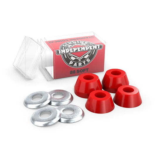 Independent Standard Conical Soft Bushings, Red - Tiki Room Skateboards - 1