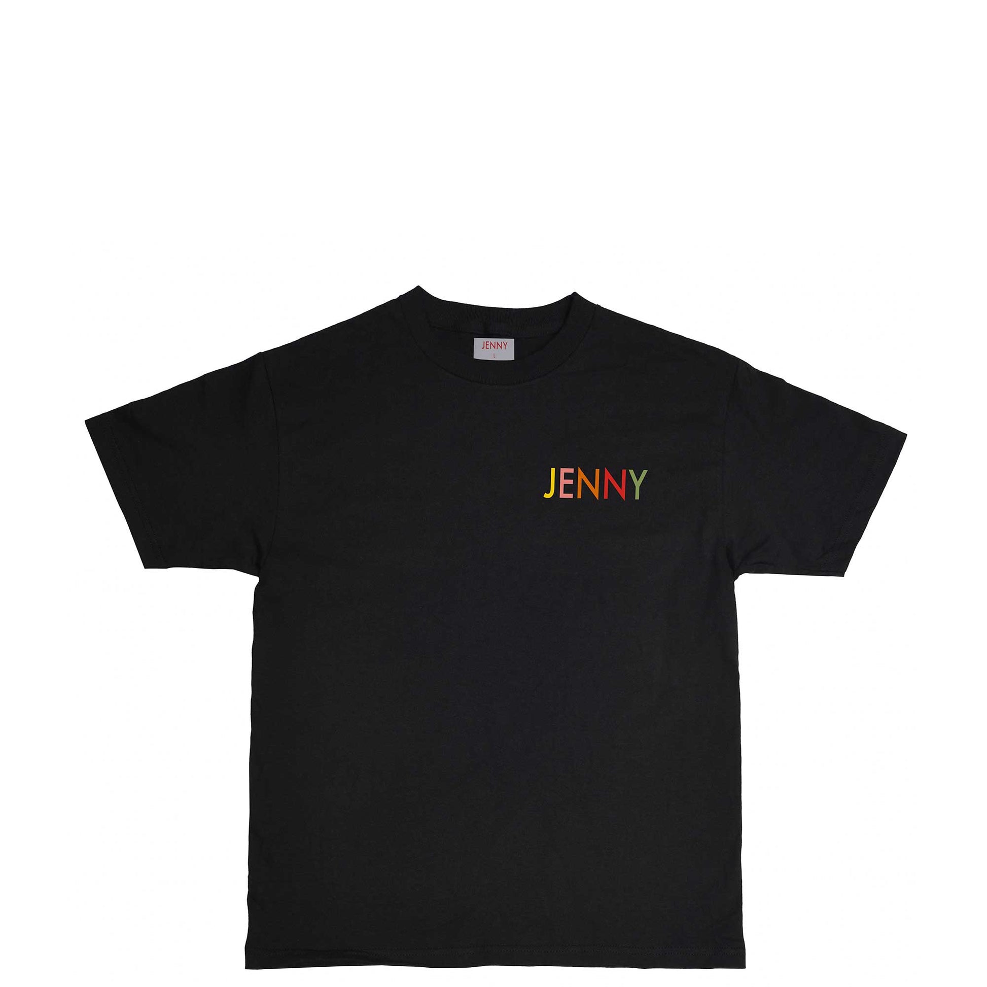 Jenny Flower Snek T-Shirt, black - Tiki Room Skateboards - 2