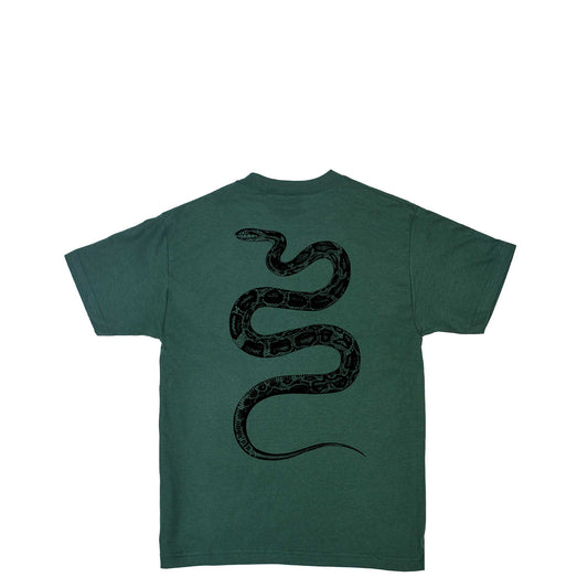 Jenny Snek T-Shirt, forest green - Tiki Room Skateboards - 1