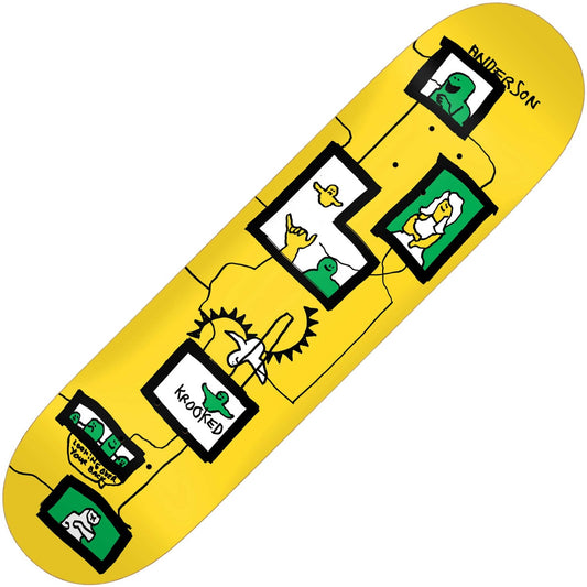 Krooked Anderson Frames deck (8.38") - Tiki Room Skateboards - 1