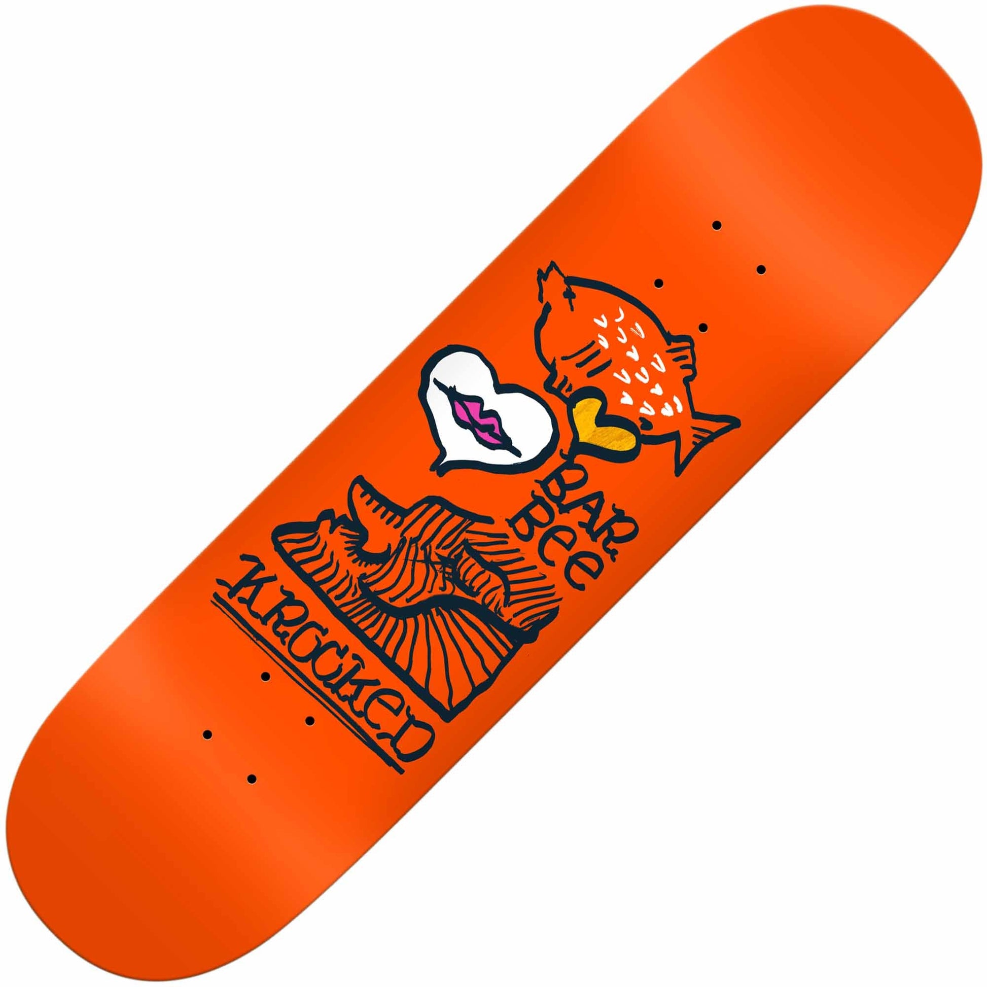 Krooked Barbee Love Deck (8.5") - Tiki Room Skateboards - 1
