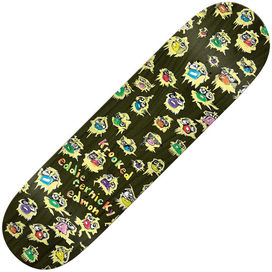 Krooked Cernicky Santino Guest Artist Board Deck (8.25”) - Tiki Room Skateboards - 1