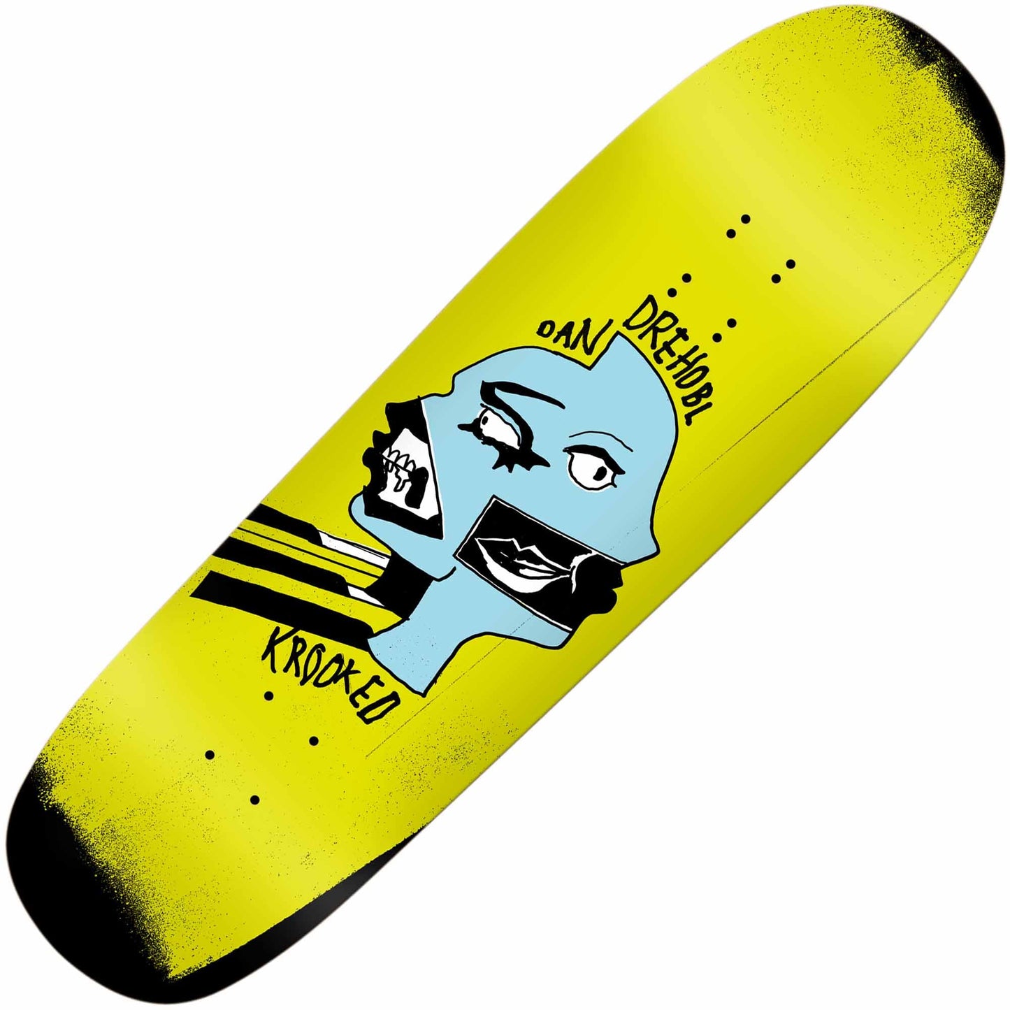 Krooked Drehobl Two Face Deck (9.25") - Tiki Room Skateboards - 1