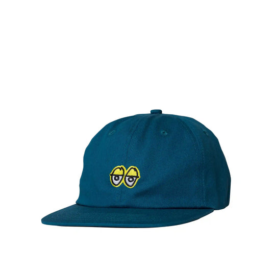 Krooked Eyes Strapback, blue/yellow