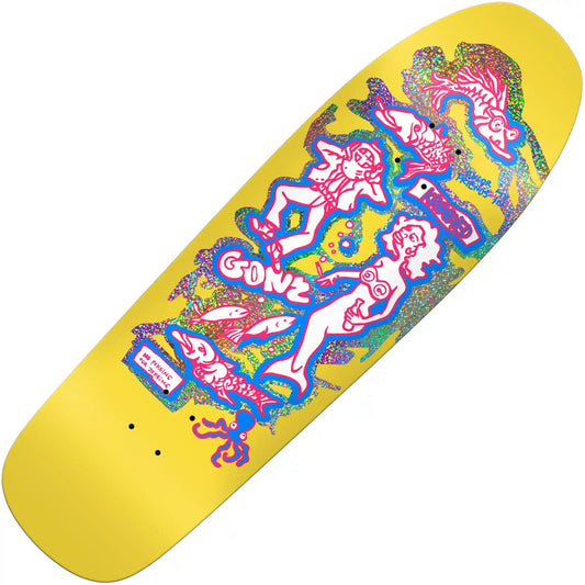 Krooked Gonz Color My Friends Ltd (Hand Numbered) Deck (9.81”)