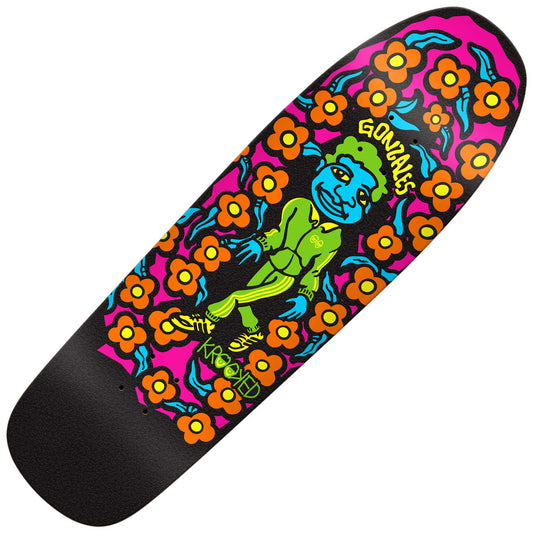 Krooked Gonz Sweatpants Blacklight deck (9.81) - Tiki Room Skateboards - 1