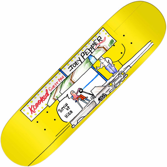 Krooked Joey Pepper Guest Pro Deck (8.25") - Tiki Room Skateboards - 1