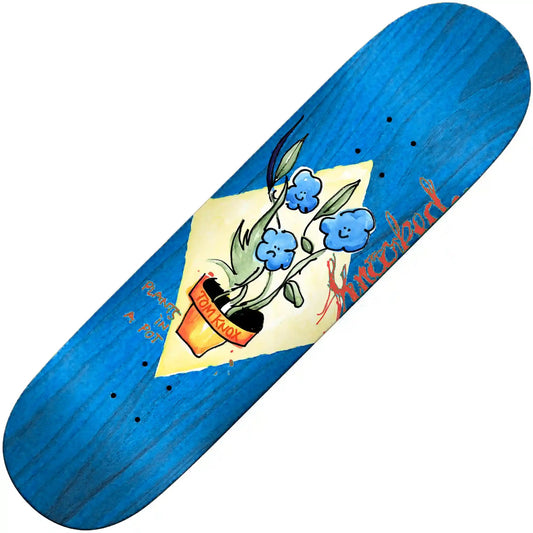 Krooked Knox Blue Flowers Deck (8.5") - Tiki Room Skateboards - 1