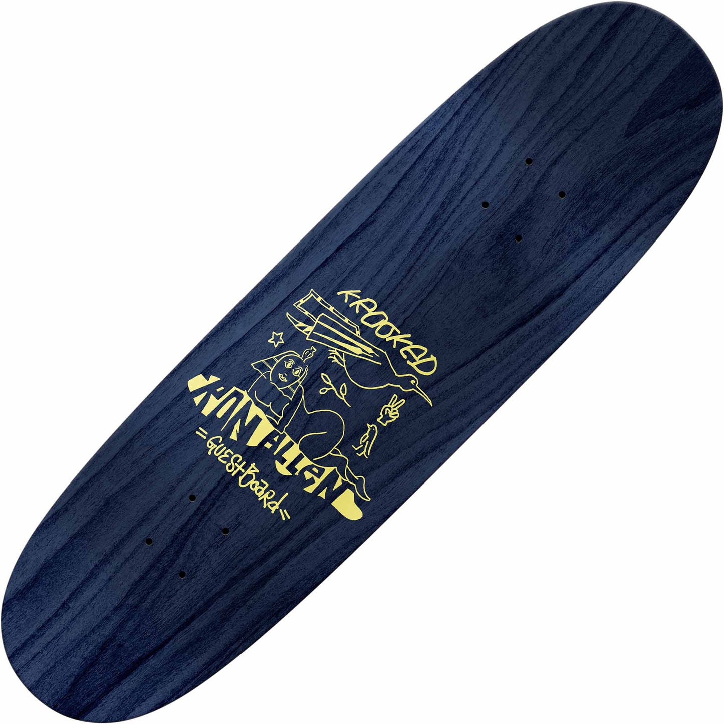 Krooked Ron Allen Guest Pro Deck (8.75") - Tiki Room Skateboards - 2