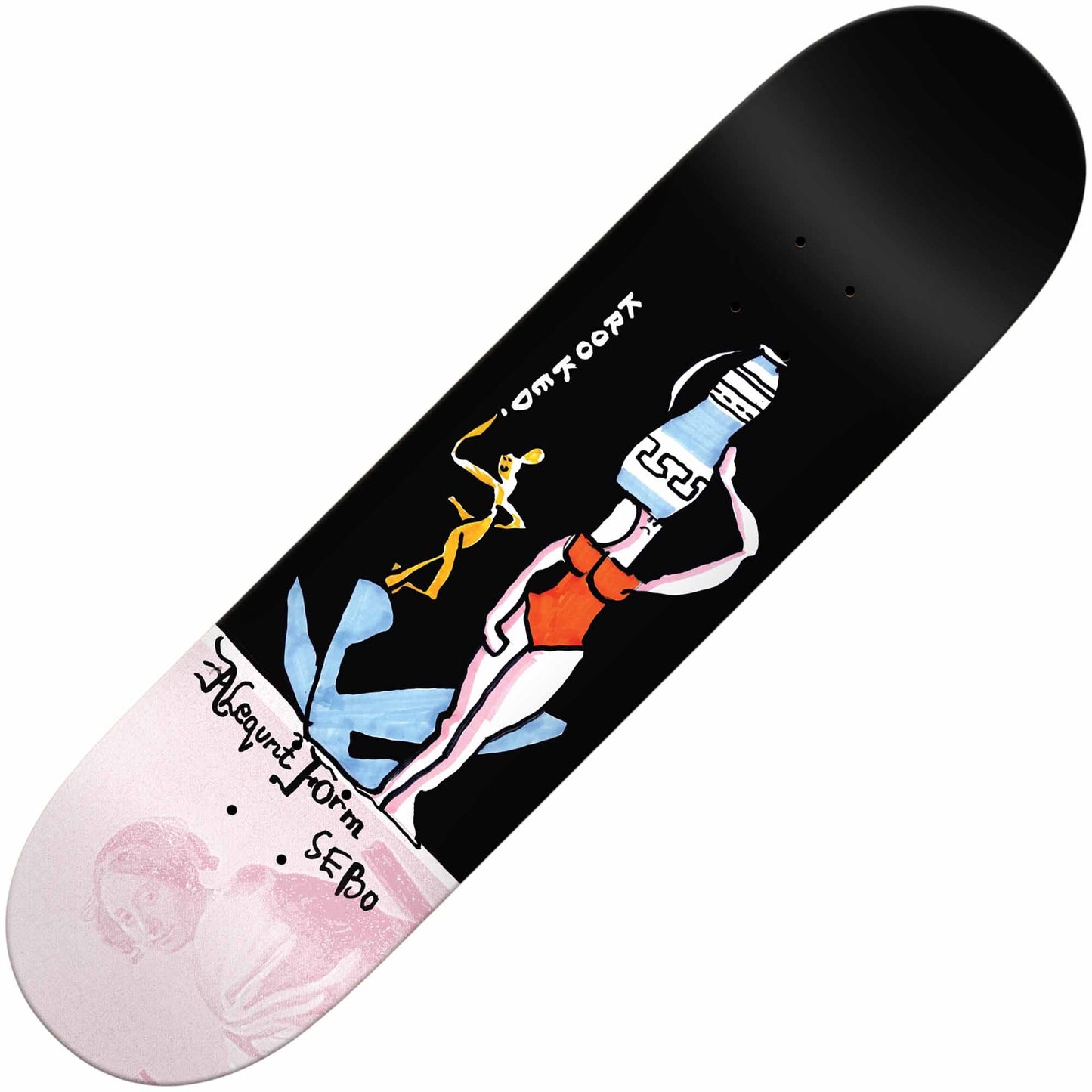 Krooked Sebo Vase Deck (8.06") - Tiki Room Skateboards - 1