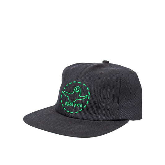 Krooked Trinity Smile Strapback, black/green - Tiki Room Skateboards - 1