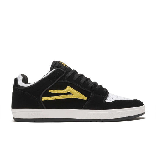 Lakai Telford Low, black/gold suede - Tiki Room Skateboards - 1