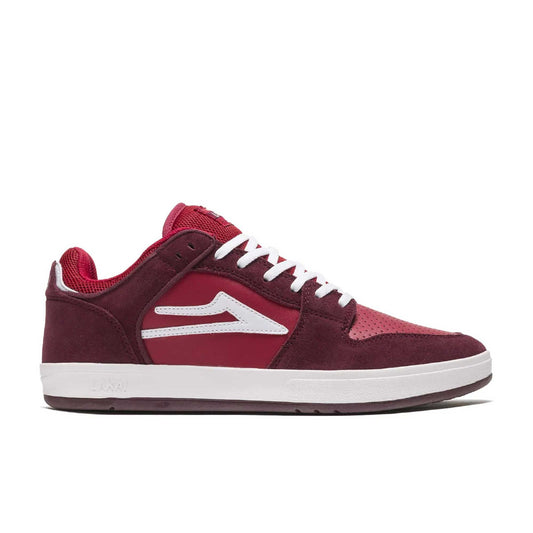 Lakai Telford Low, burgundy/cardinal suede - Tiki Room Skateboards - 1