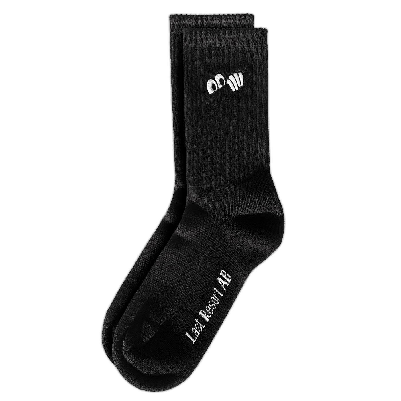 Last Resort AB Eye Socks, black (9-12) - Tiki Room Skateboards - 1