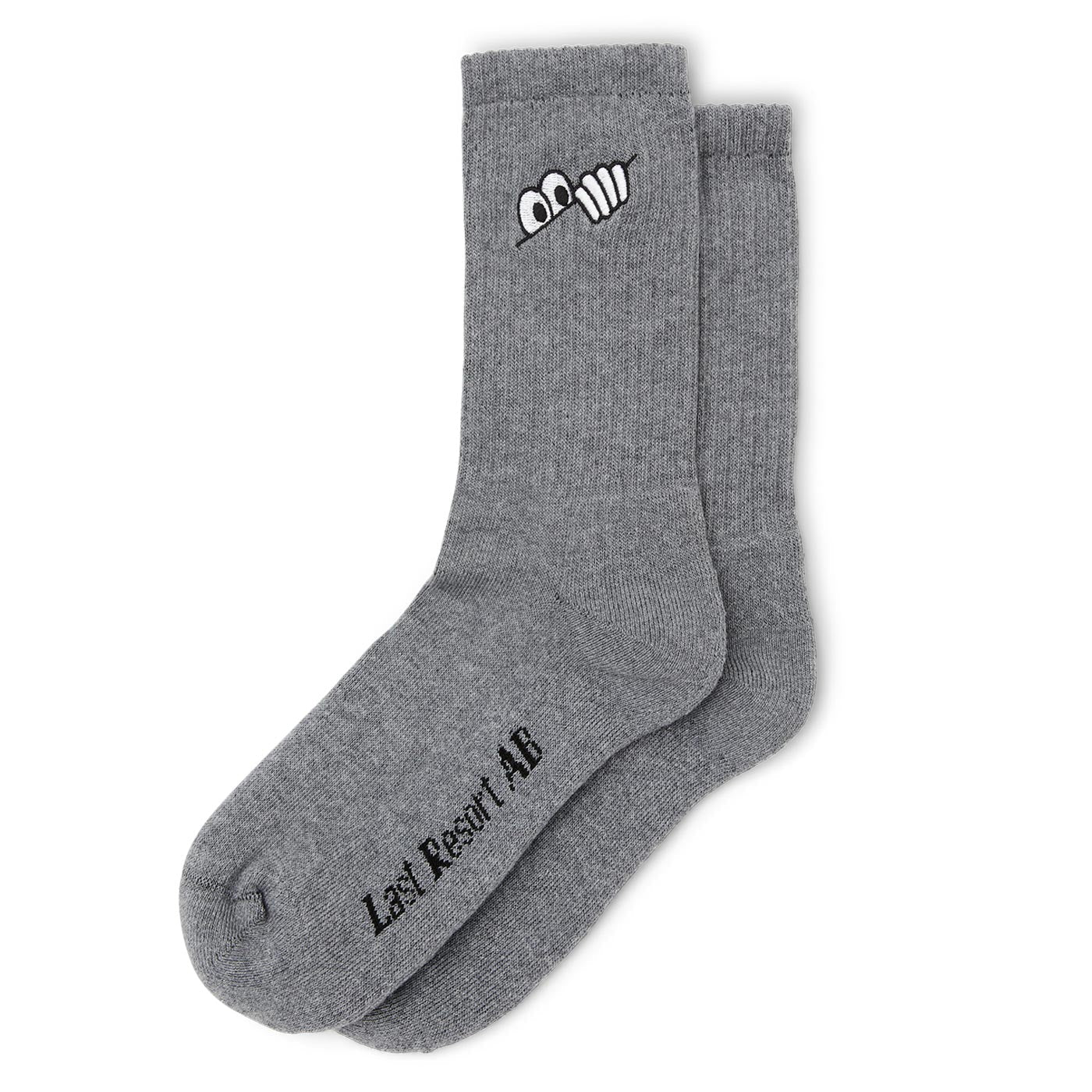 Last Resort AB Eye Socks, grey (9-12) - Tiki Room Skateboards - 1
