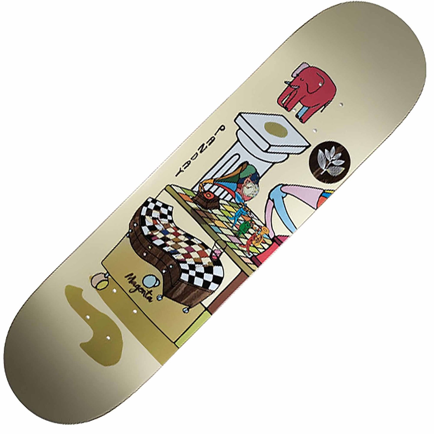 Magenta Lucid Dream Panday Deck (7.75") - Tiki Room Skateboards - 1