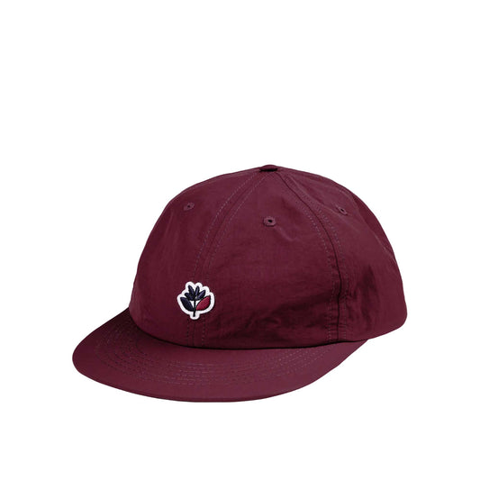 Magenta Plant Nylon 6P Hat, burgundy - Tiki Room Skateboards - 1